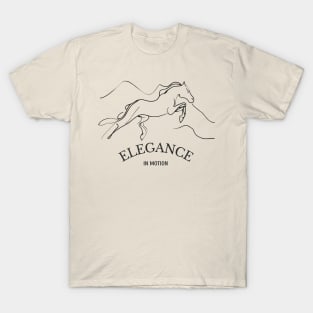 Horse Essence, Elegance in Motion T-Shirt